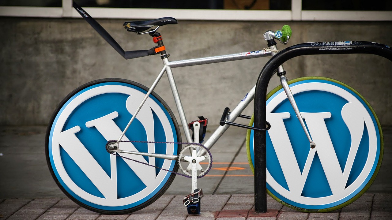 Велосипед с лога на WordPress хостинг