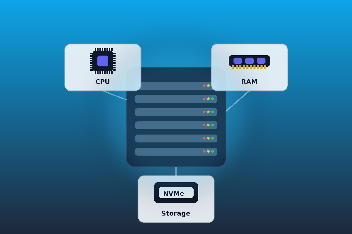 RAM, CPU и Storage при хостинга: как да четем параметрите